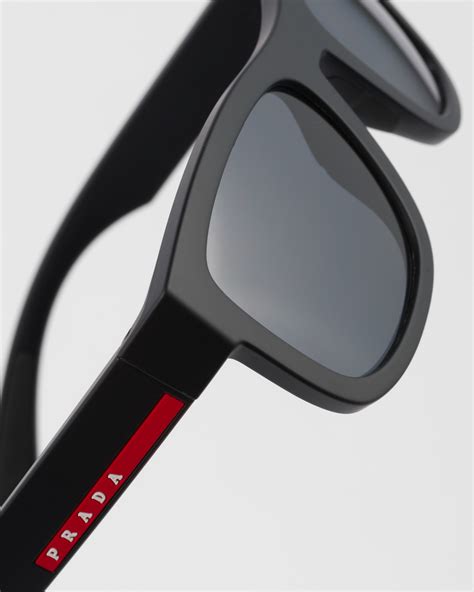 sonnenbrille prada linea rossa|Lens: Black Prada Linea Rossa Sunglasses .